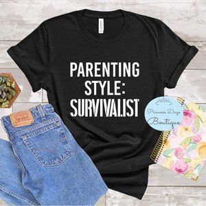 Parenting Style Survivalist Tee